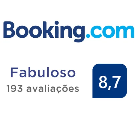 Booking.com: Fabuloso, nota 8,7 em 193 avaliações